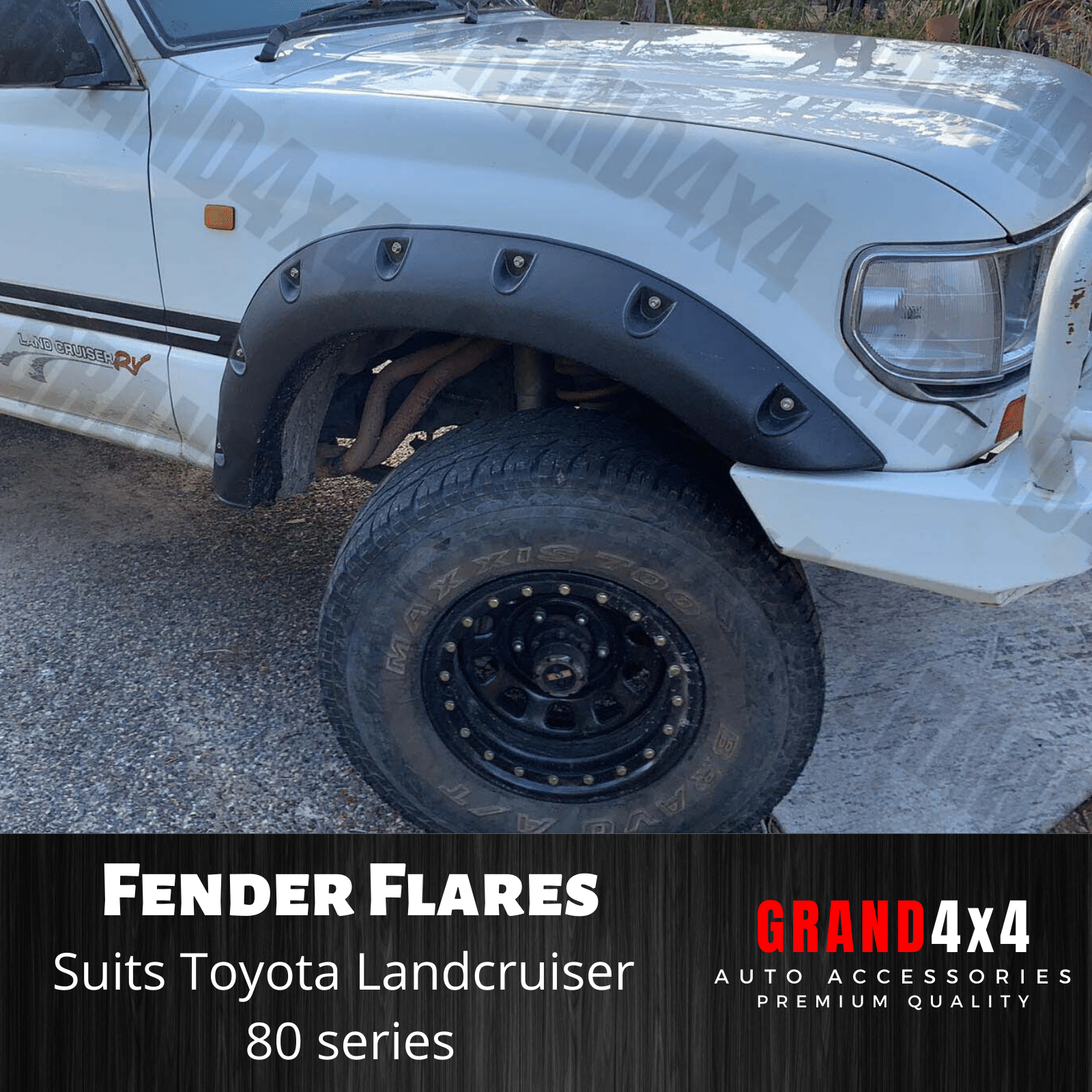 Fender Flares for Toyota Landcruiser 80 series LC80 19901998 Jungle