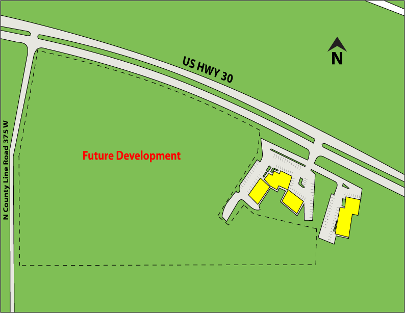 future property development US Hwy 30 North County Line Road 375 West
