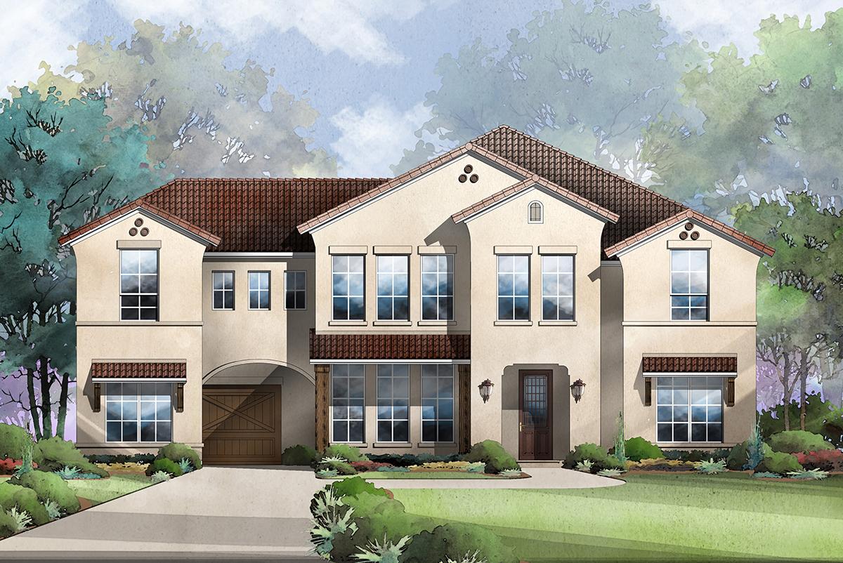 New Homes in Frisco TX Mediterranean (3 Car Garage)