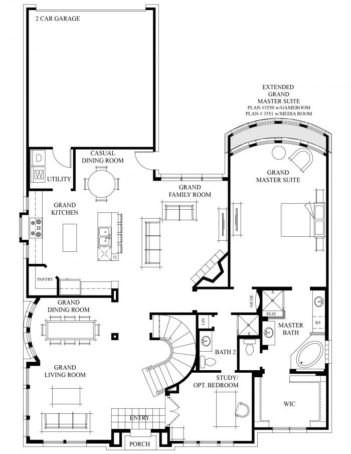 New Home Floor Plans Falcon Ridge III