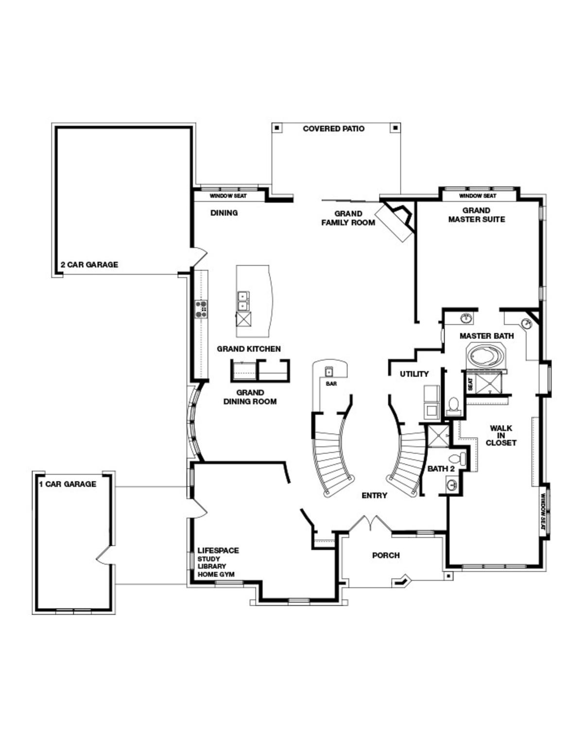 New Home Floor Plans Downton Abbey 213501 in Mansfield Texas