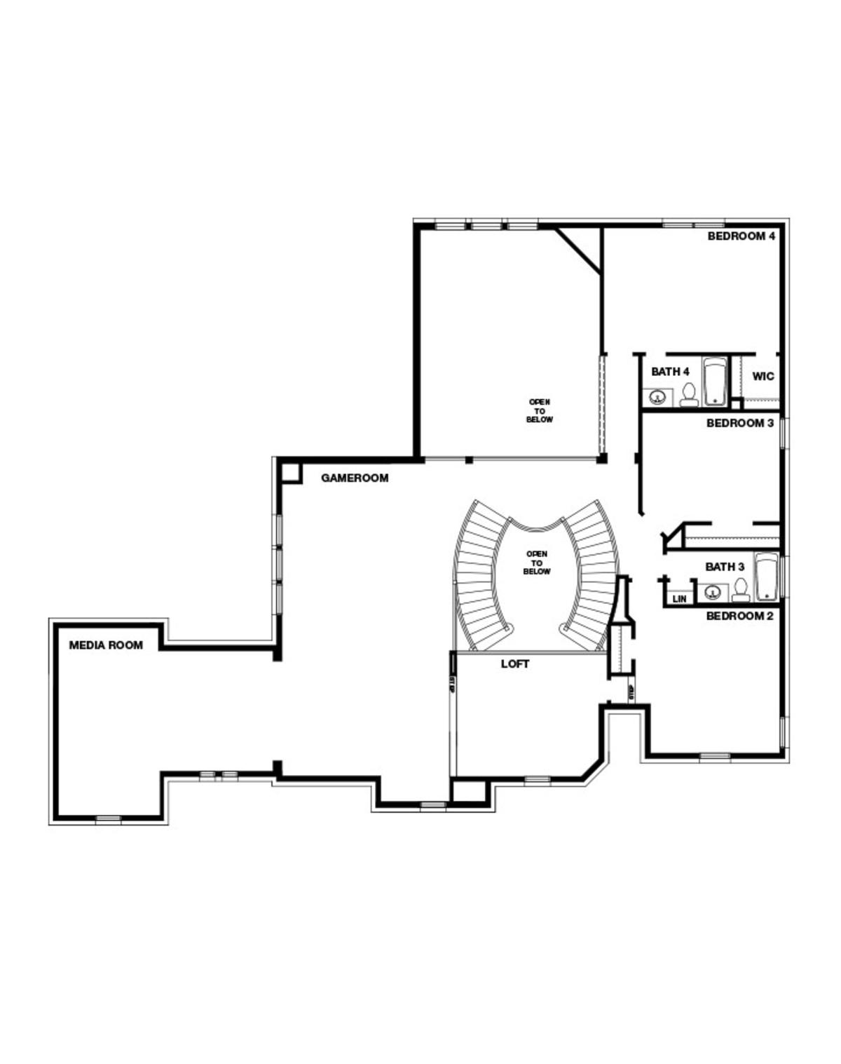 New Home Floor Plans Downton Abbey 213501 in Mansfield Texas