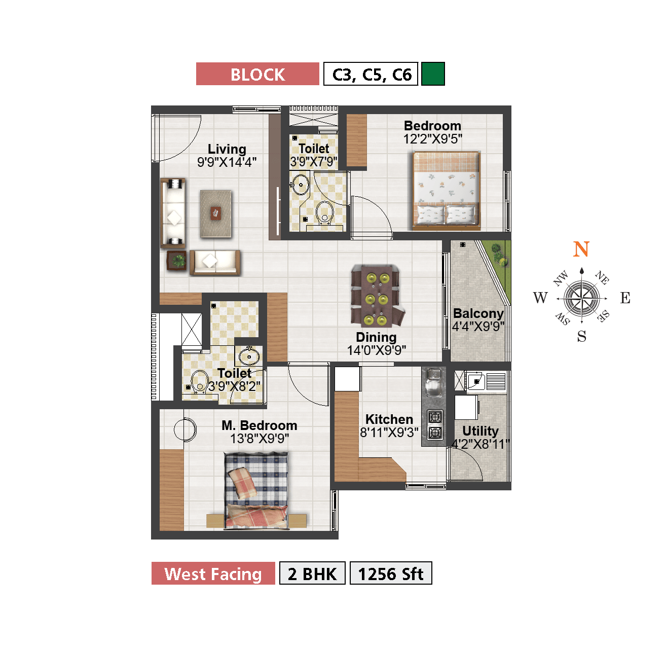 Best Interior Decoration Of 1200 Sq Feet Apartment Joy Studio Design