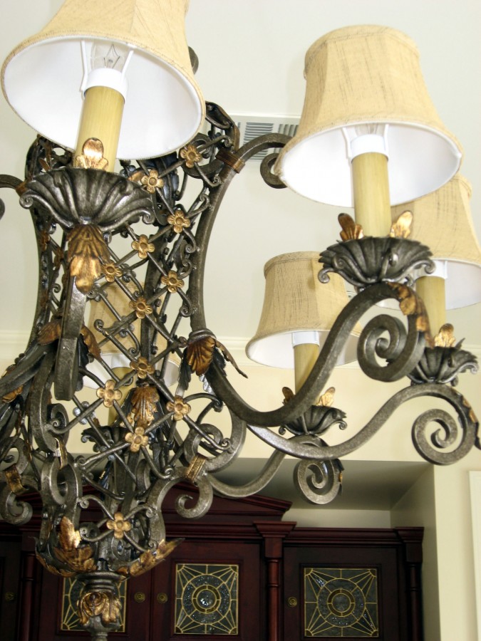 Interior Lighting Restoration, Bronze Lamp