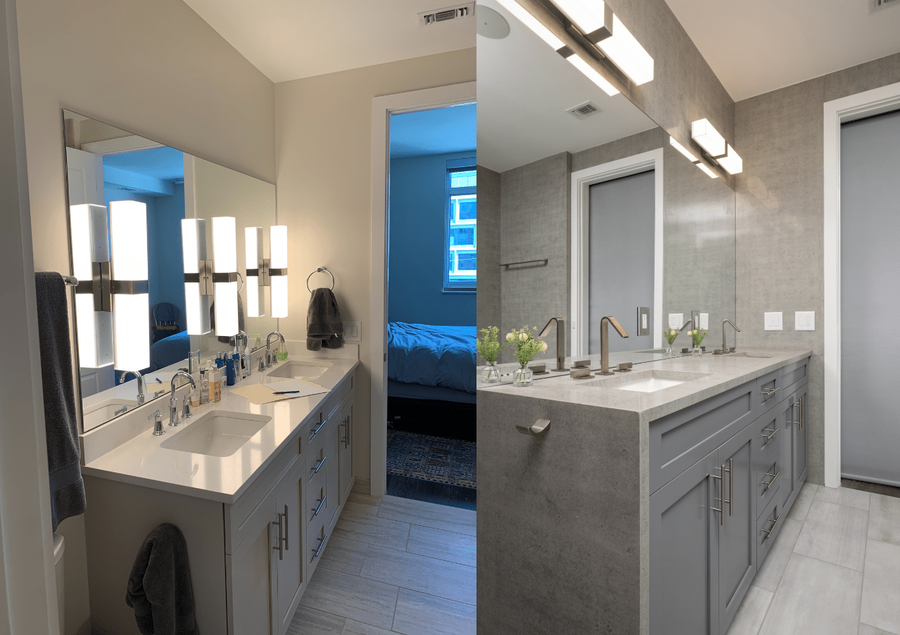 Bathroom Remodel Companies Before and After Shower Makeover