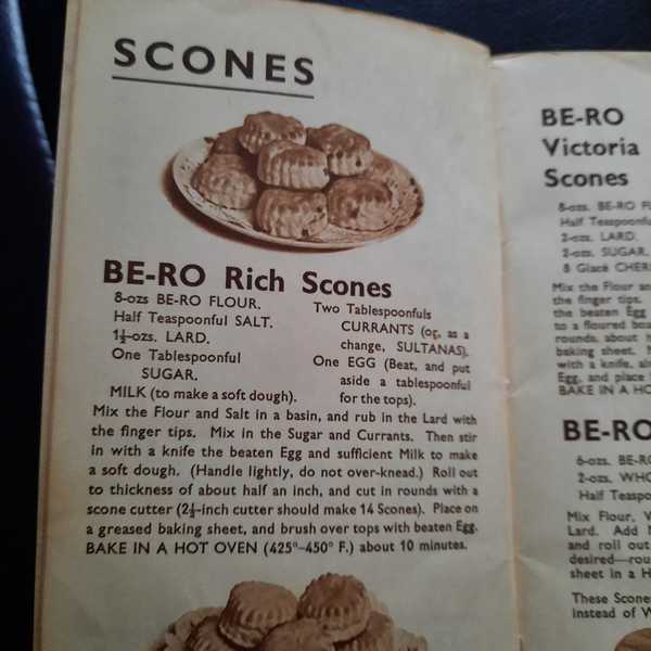 BeRo recipe fruit scone round?