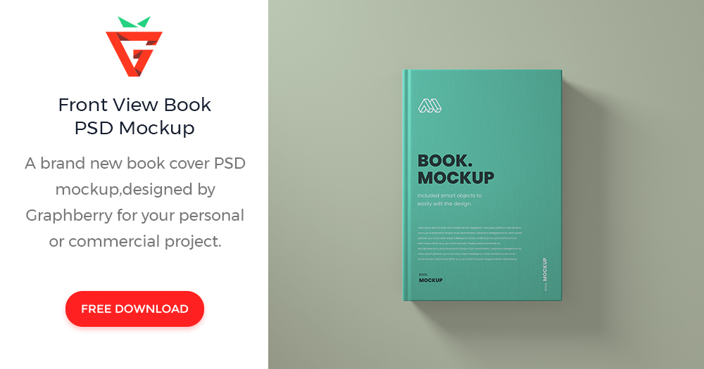 Top View Book PSD Mockup