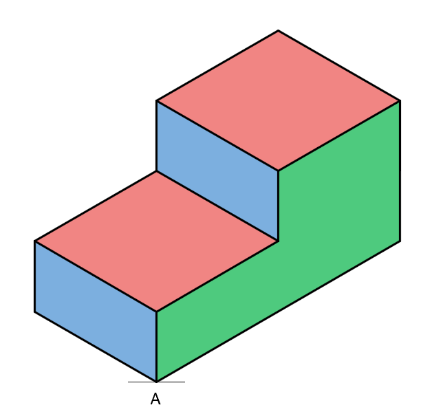 Isometric projection exercise 1