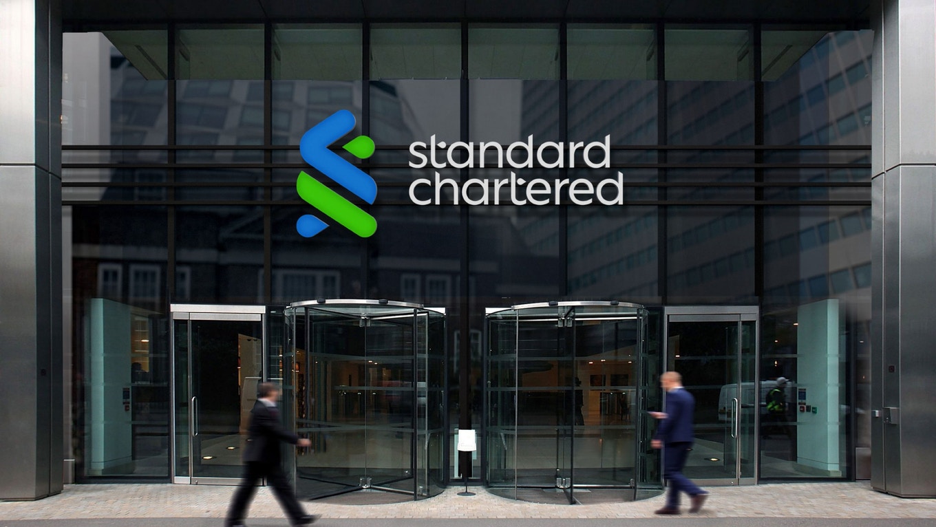 Refreshed Standard Chartered Bank identity Inspiration Graphic
