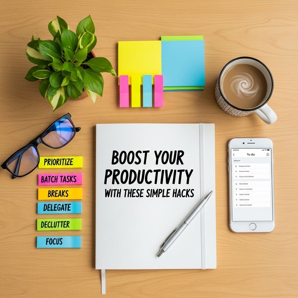 Boost Your Productivity with Simple Hacks Graphic Eagle
