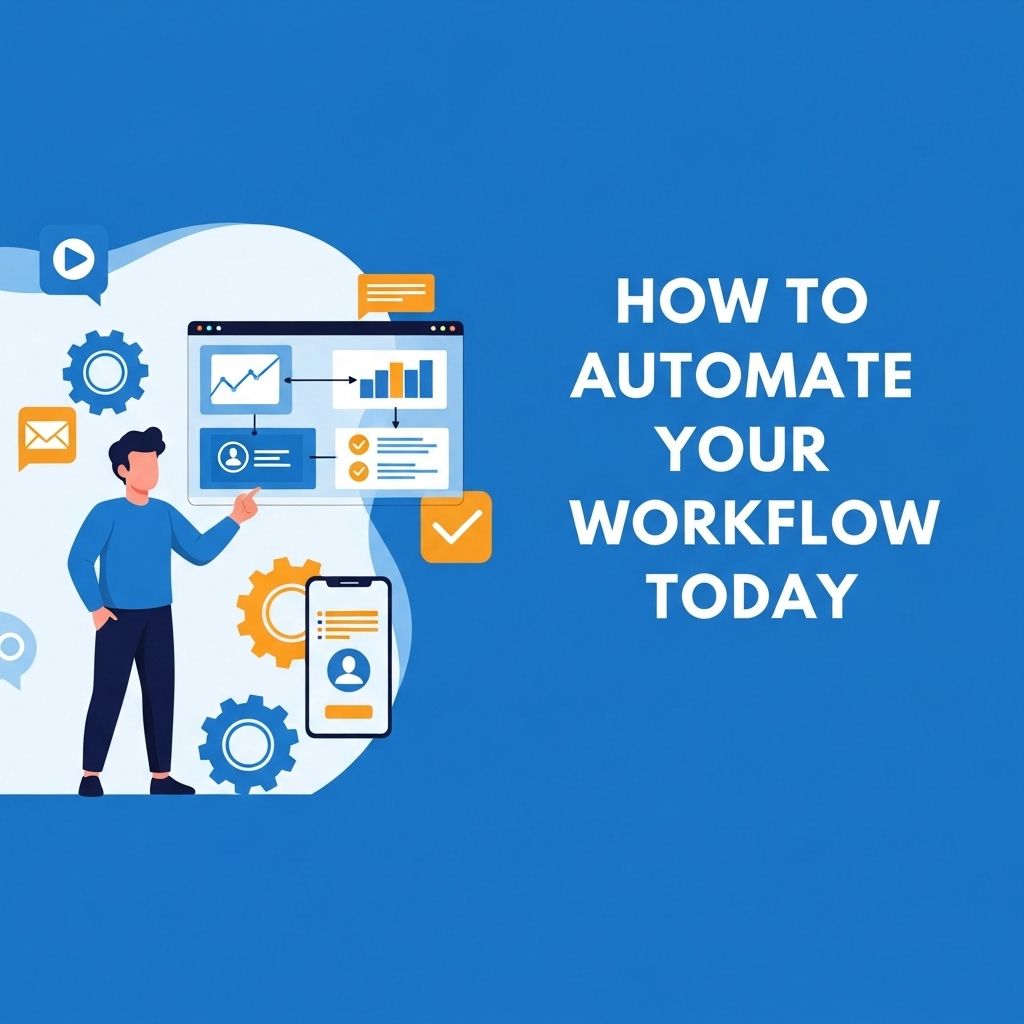 Automate Your Workflow Today Simple Steps Graphic Eagle