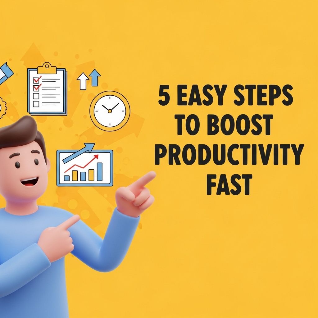 5 Easy Steps to Boost Productivity Fast Graphic Eagle