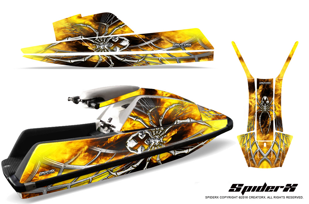 YAMAHA SUPERJET JET SKI SQUARE NOSE CREATORX GRAPHICS KIT JETSKI DECALS