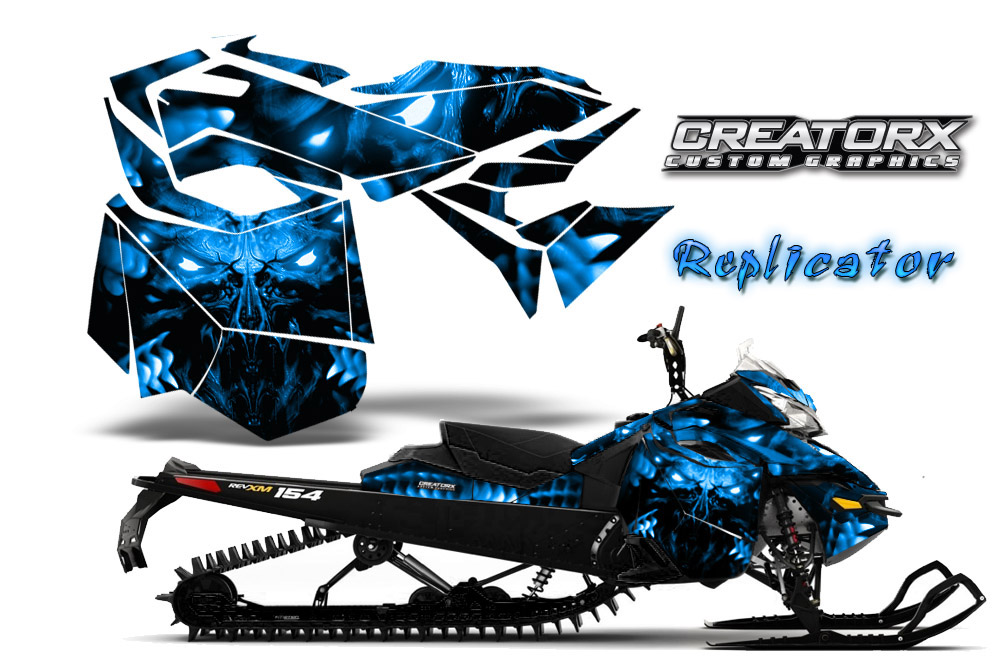 SKIDOO REV XM SUMMIT SNOWMOBILE SLED GRAPHICS KIT WRAP CREATORX DECAL