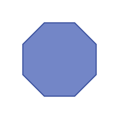 GraphicMaths - Octagons - polygons with 8 sides