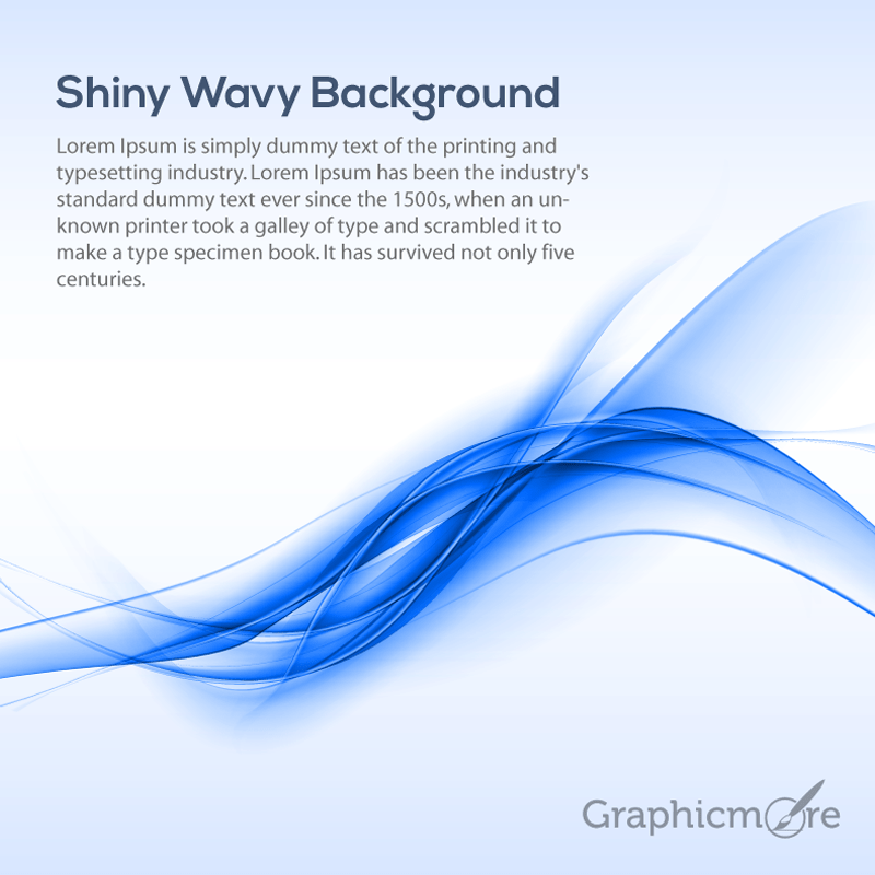 Shiny Blue Background Design Free Vector File Download
