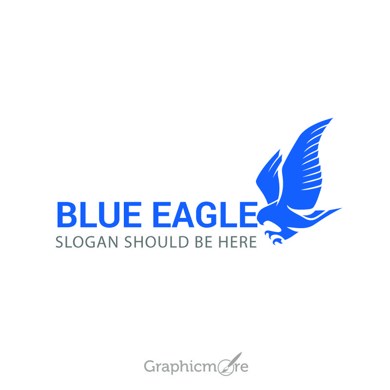Blue Eagle Sample Logo Design Free Vector File Download