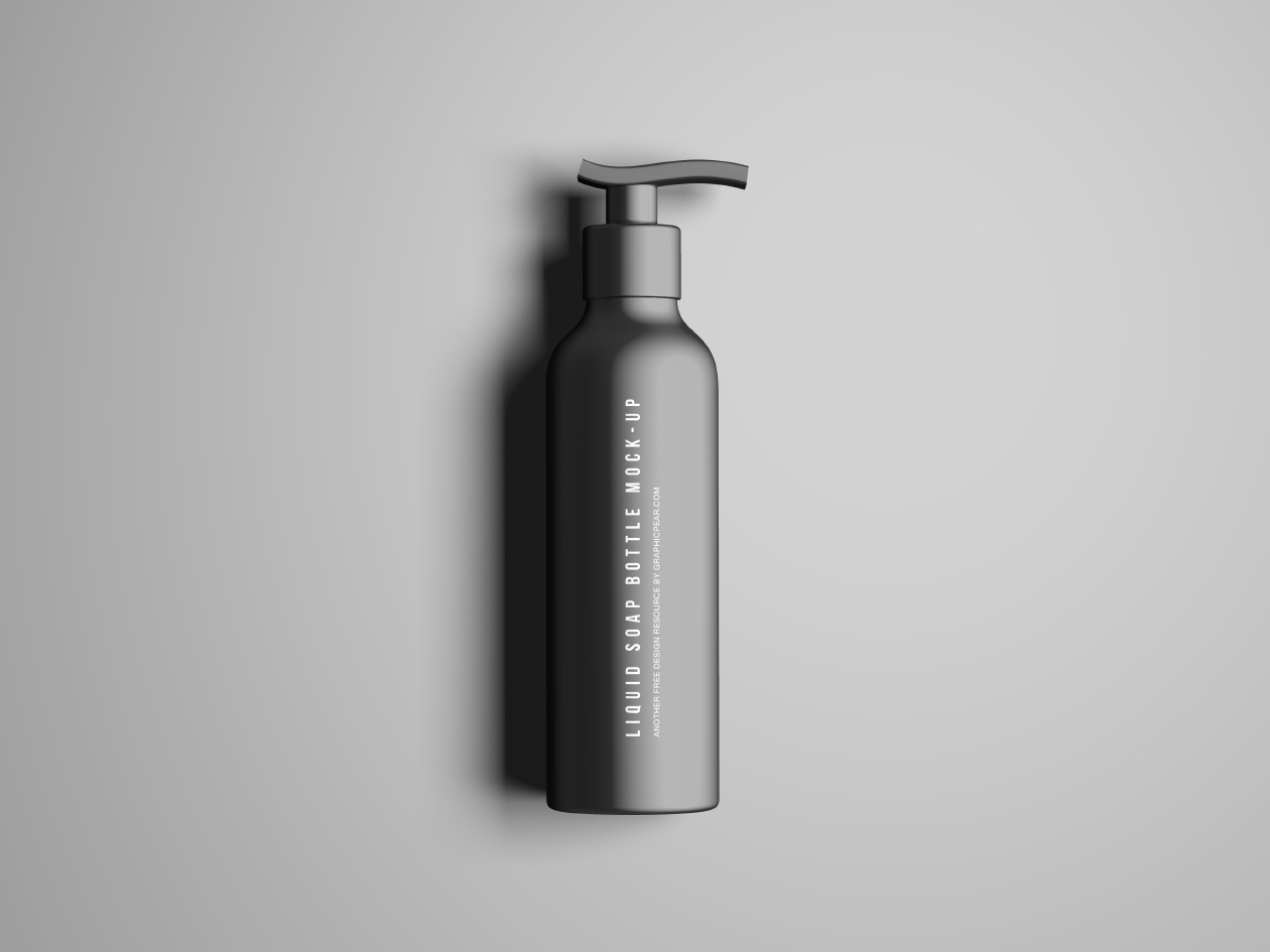Liquid Soap Bottle Mockup
