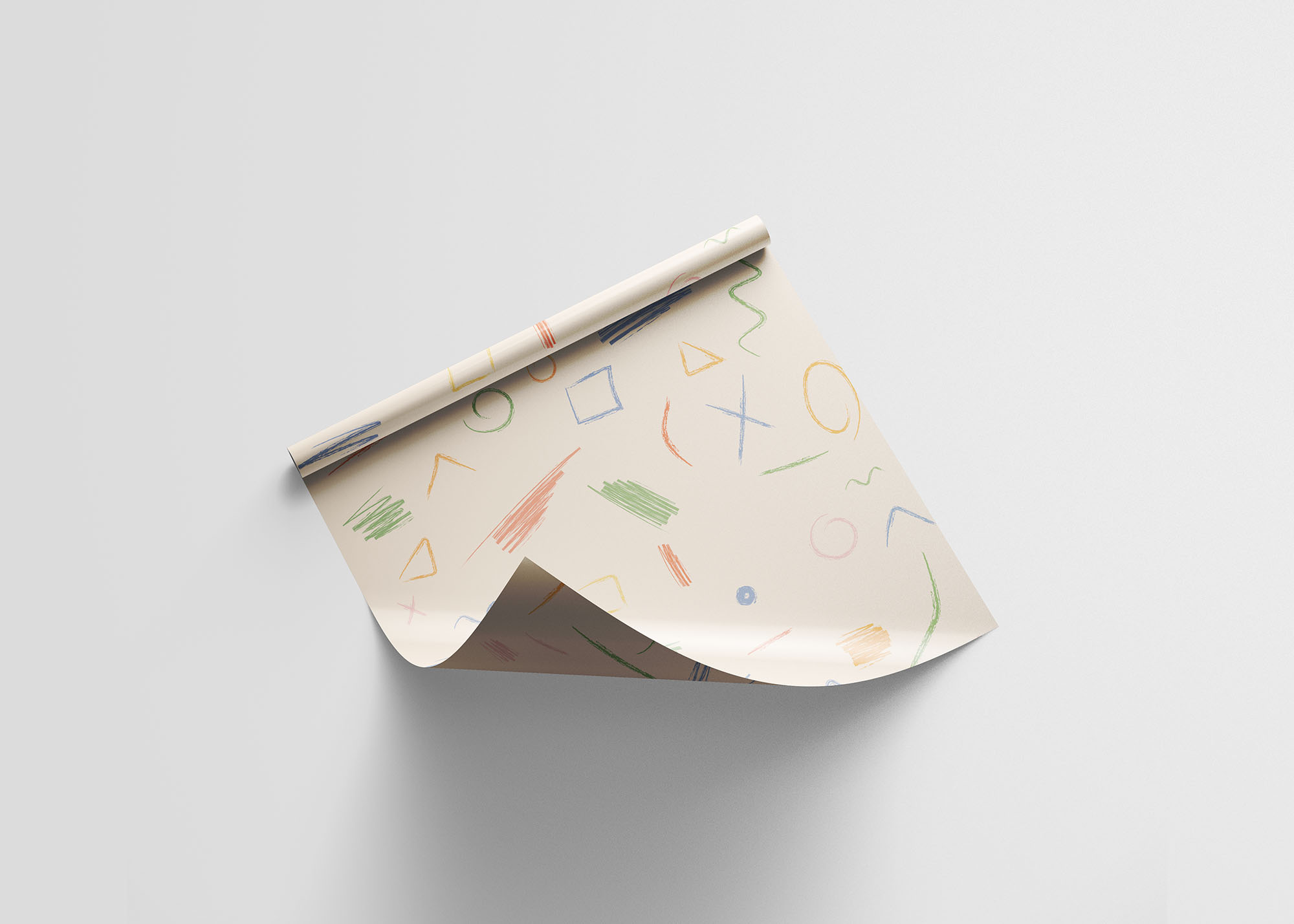 Wrapping Paper Mockup