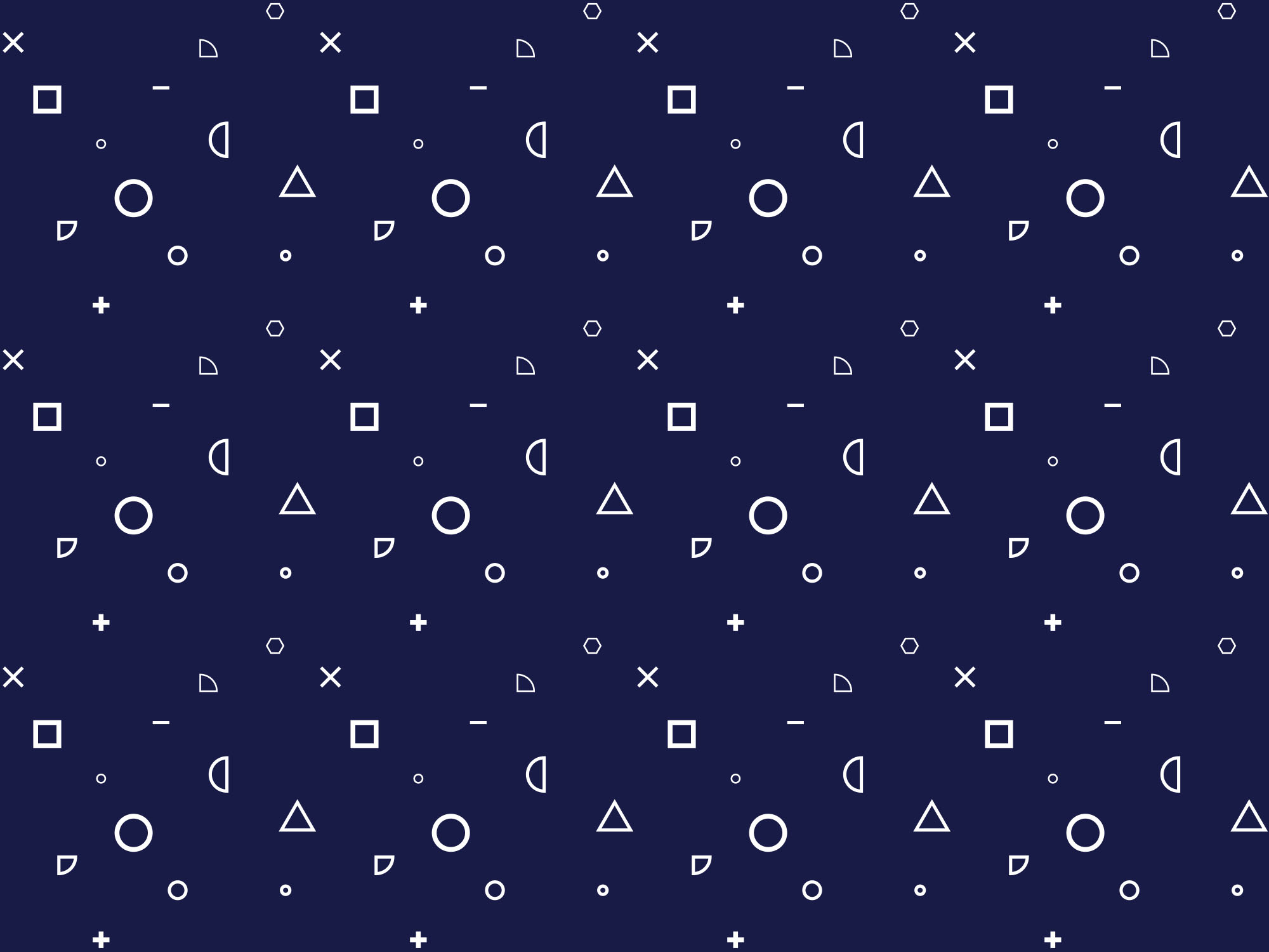 Random Shapes Seamless Pattern