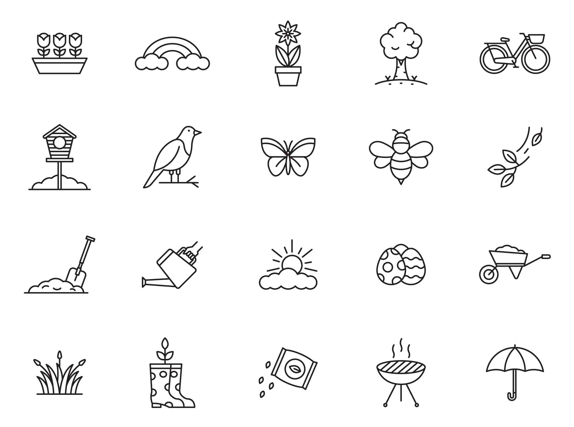 Spring Vector Icons