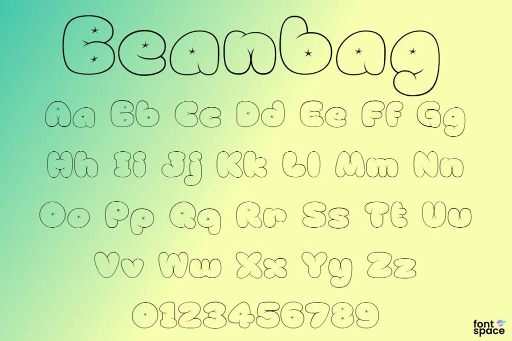 Free Bubble Letter Fonts For Bubbly Designs Graphic Pie