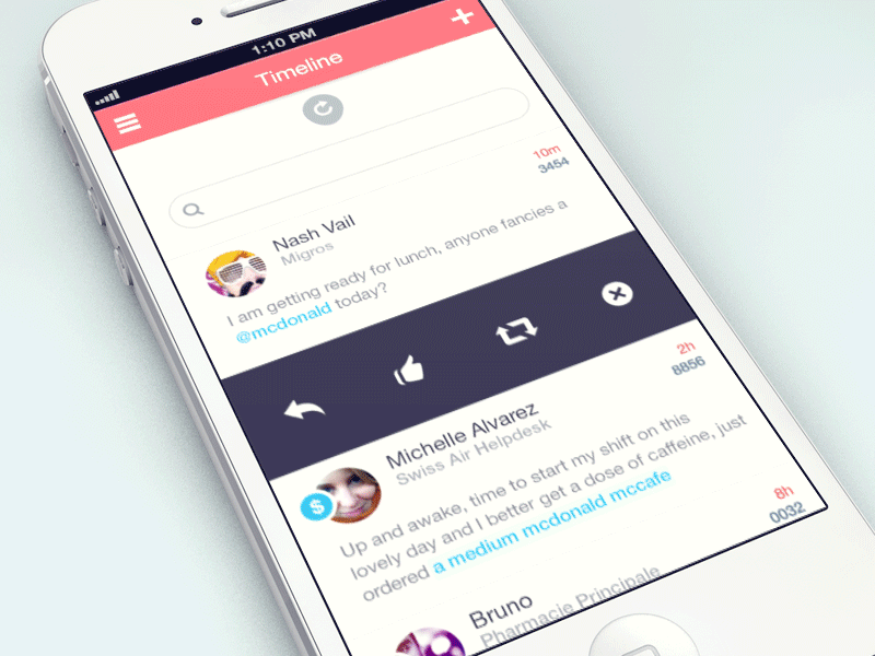 20+ Mobile App Concepts With GIFAnimated Previews