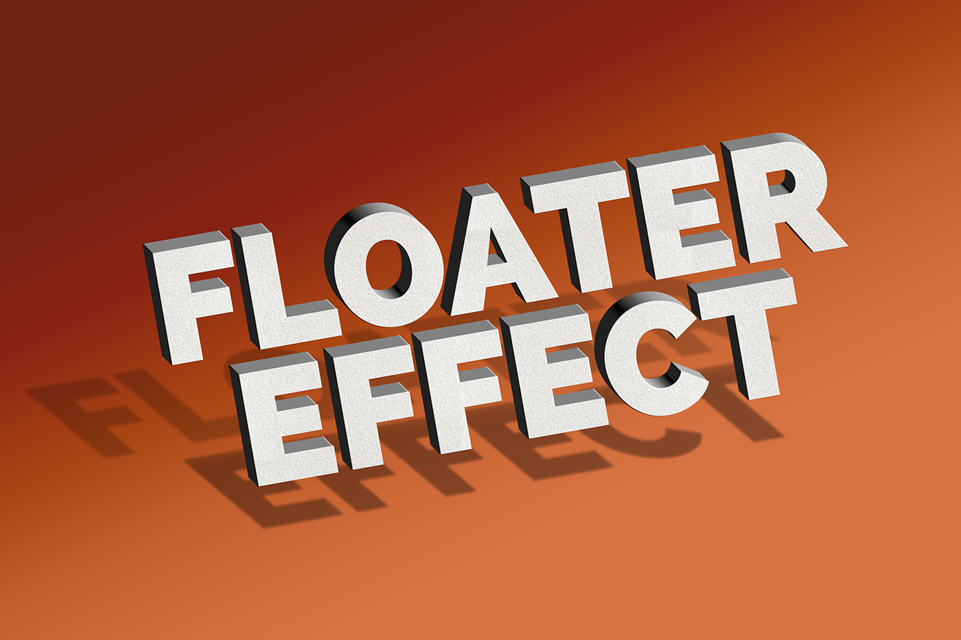 3D Floating Text Effect