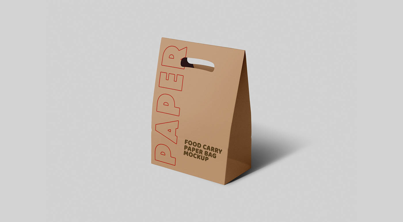 Paper Carry Bag Mockup Graphicsfuel