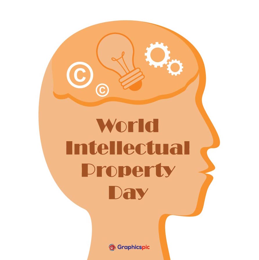 World Intellectual Property Day with face people logo illustration