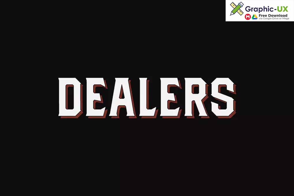 Dealers font free GraphicUX
