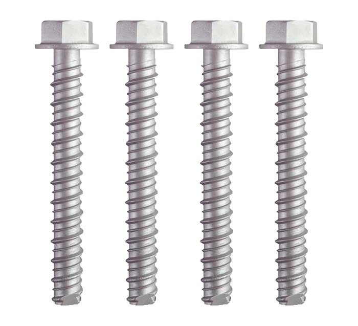 Secure Your Equipment with Fuji Concrete Anchor Screw Kit 4 Pack for