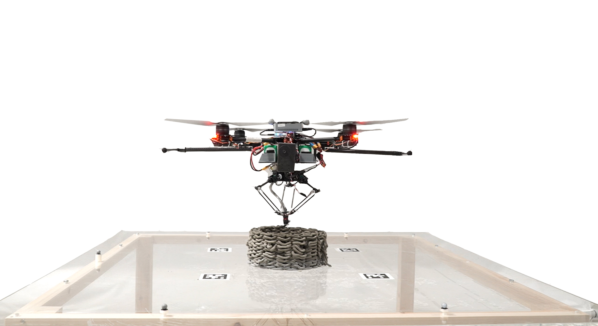 "3D printing drones work like bees to build and repair structures while