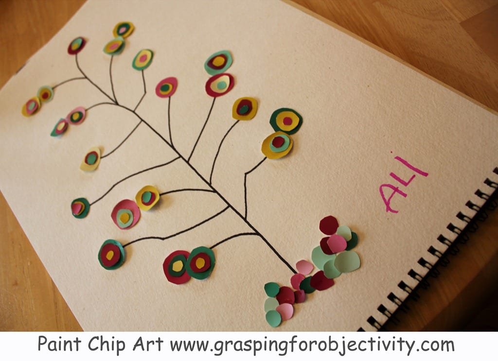 Paint Chip Art Grasping for Objectivity