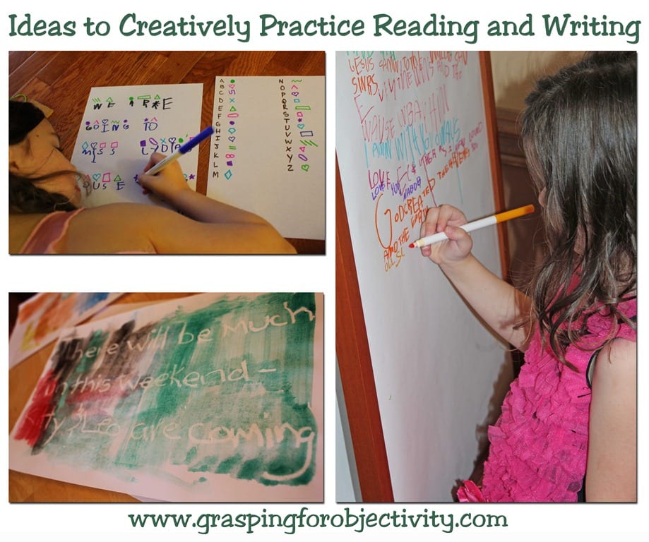 Creatively Encouraging Reading and Writing. Grasping for Objectivity