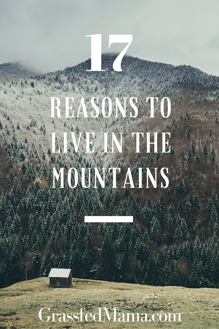 17 Reasons to Live in the Mountains Grassfed Mama