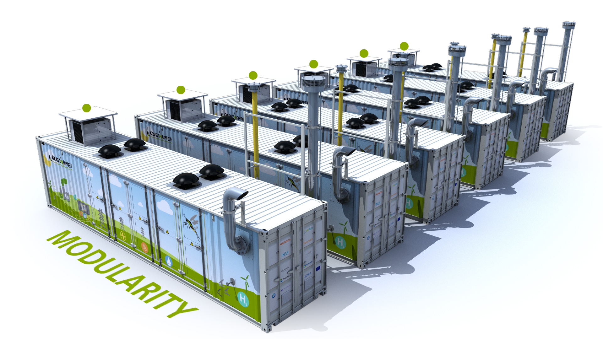 Containerized Hydrogen Fuel Cell Power Plants Project