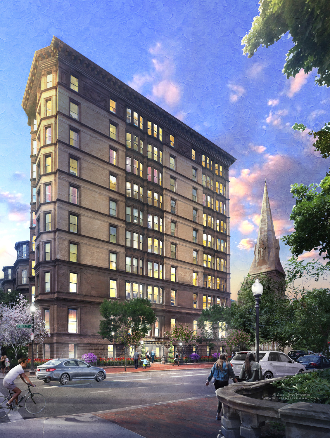 Commonwealth Ave High Rise Guy Grassi Architect Grassi Architectural Design Group, Boston MA