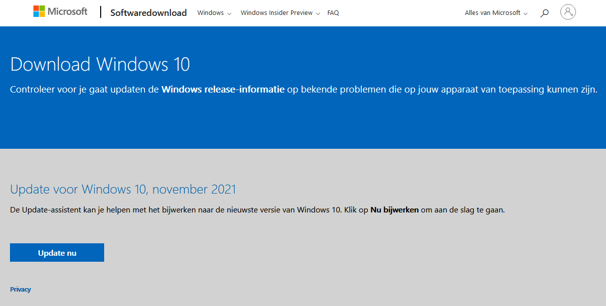 Windows 10 November 2023 Update