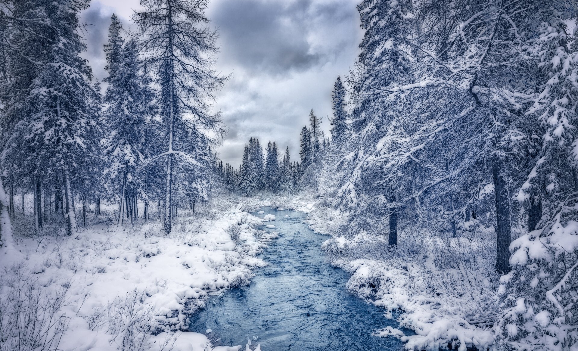 Fondos de Invierno con paisajes nevados, Wallpapers
