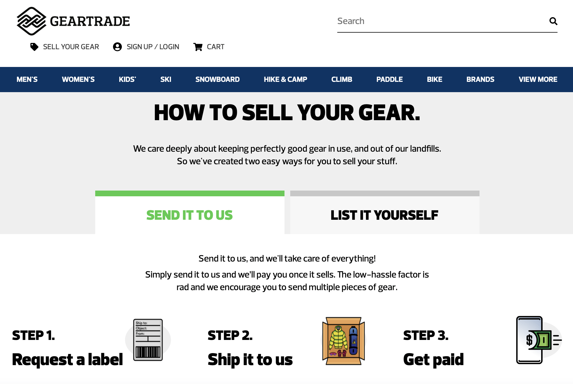 Outdoor Gear Consignment from Geartrade » GravityFed