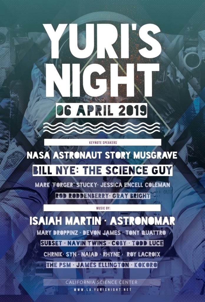 Yuri's Night 2019 Gray Bright