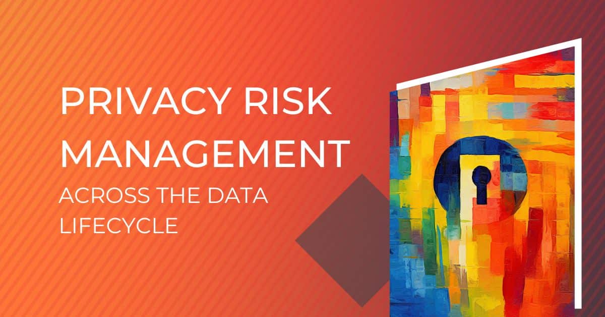 Privacy Risk Management Across the Data Lifecycle