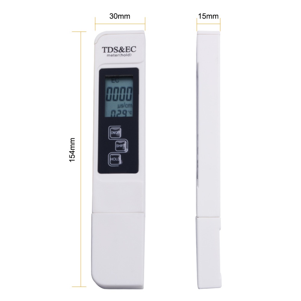 TDS and EC METER 3 in one only for