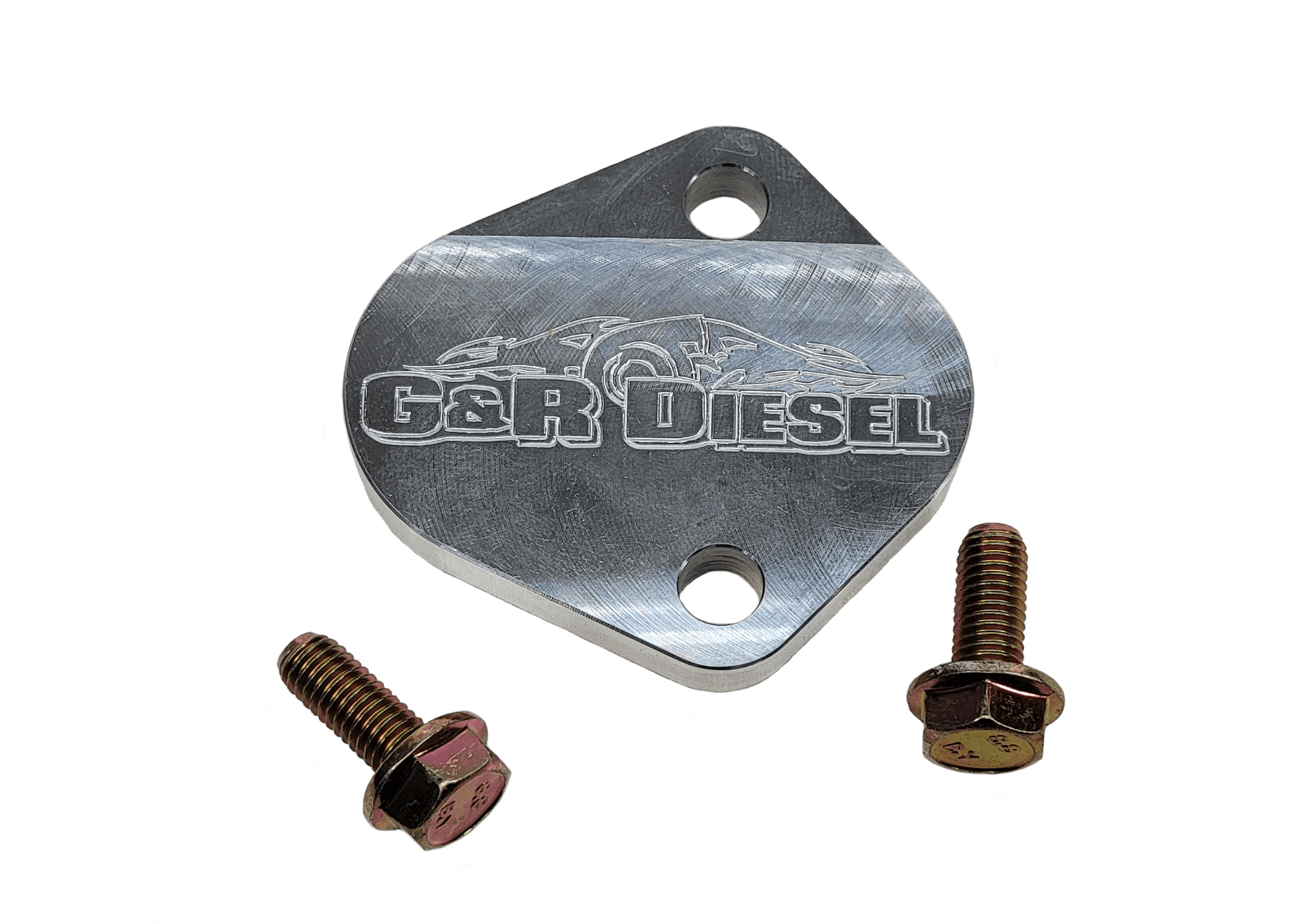 Cummins Fuel Pump & CCV Drain Block Plate G&R Performance Diesel