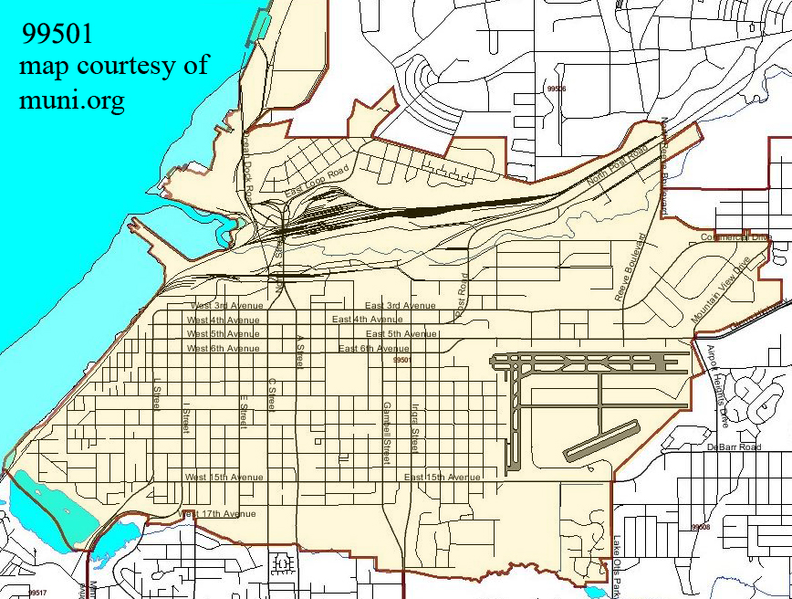 Downtown, Fairview, Government Hill, South Addition, Anchorage, Alaska