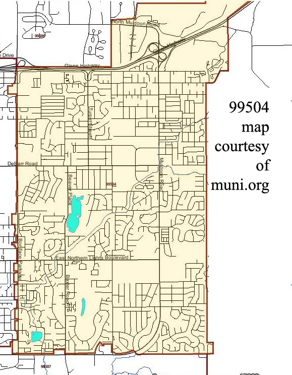 Eastside, Northeast, Muldoon, Scenic Foothills, Baxter, Nunaka Valley