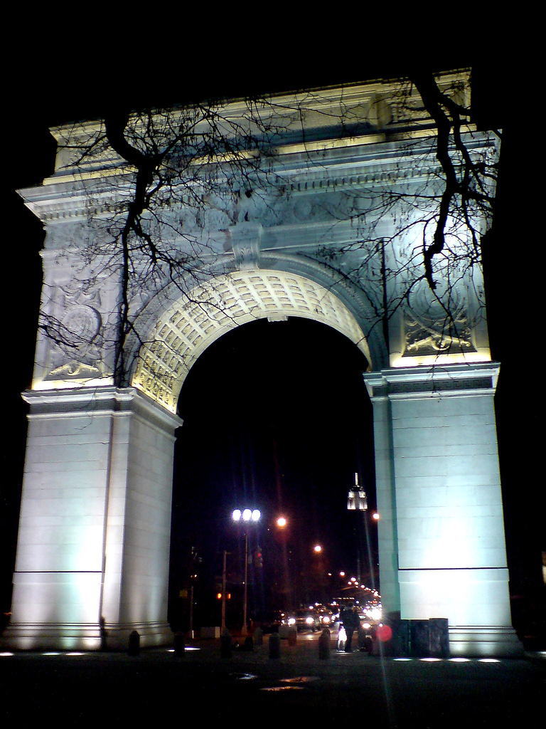 Archaeological Monument Washington Square Arch, An open space with a