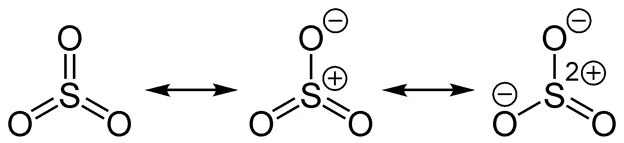 Resonating structure of SO3?