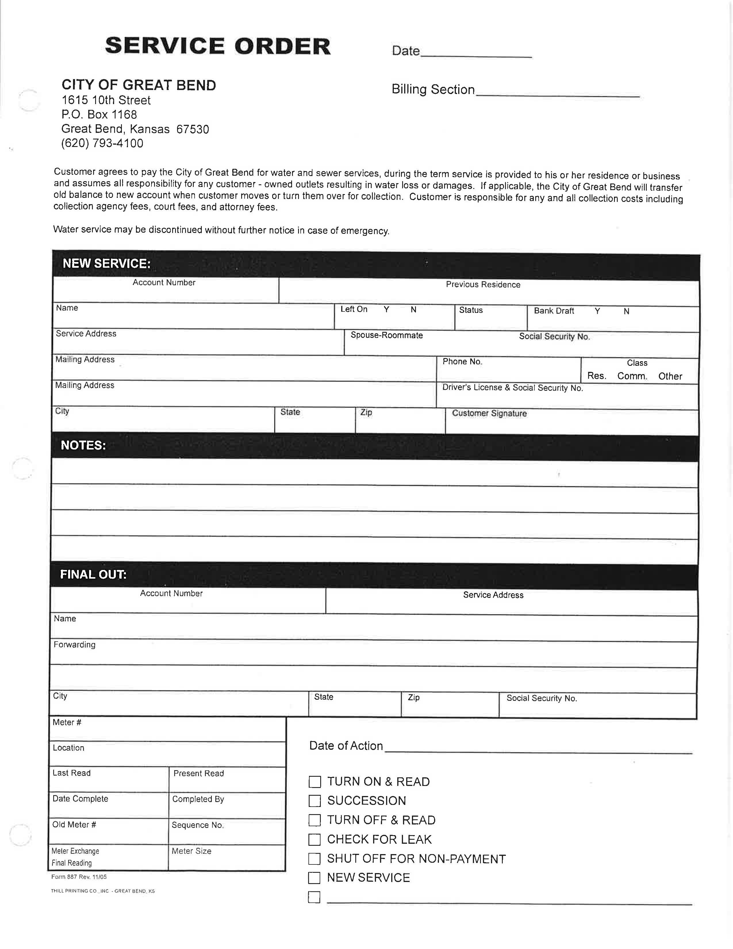 Topeka Ks Water Bill